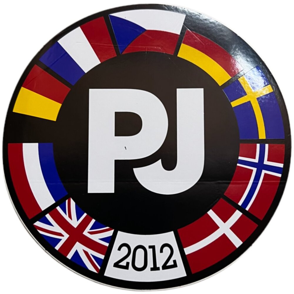 MINT Pearl Jam European Tour 2012 Sticker